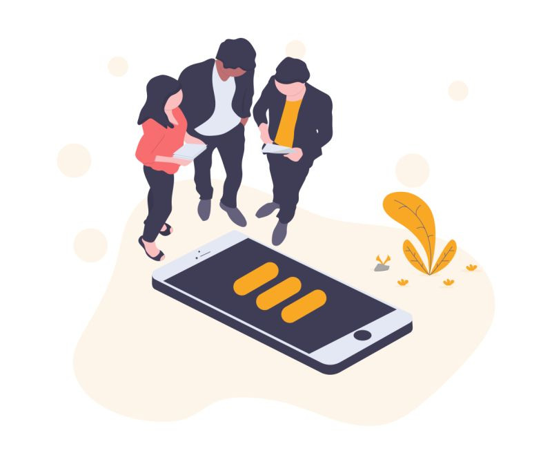 Illustration som framhäver texten