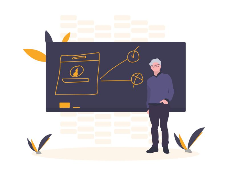 Illustration som framhäver texten