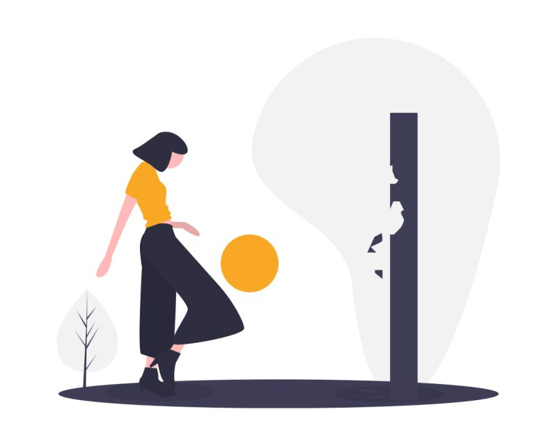 Illustration som framhäver texten