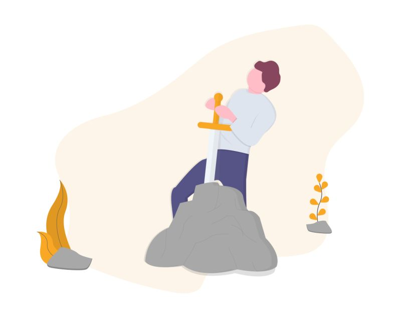 Illustration som framhäver texten