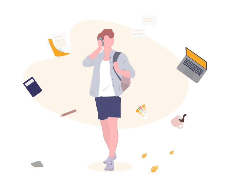 Illustration som framhäver texten